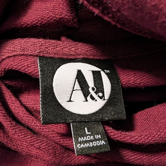 CAFFEINE & QUARANTINE ESTY Slouch Neck Sweatshirt SZ L - Picture 10 of 13